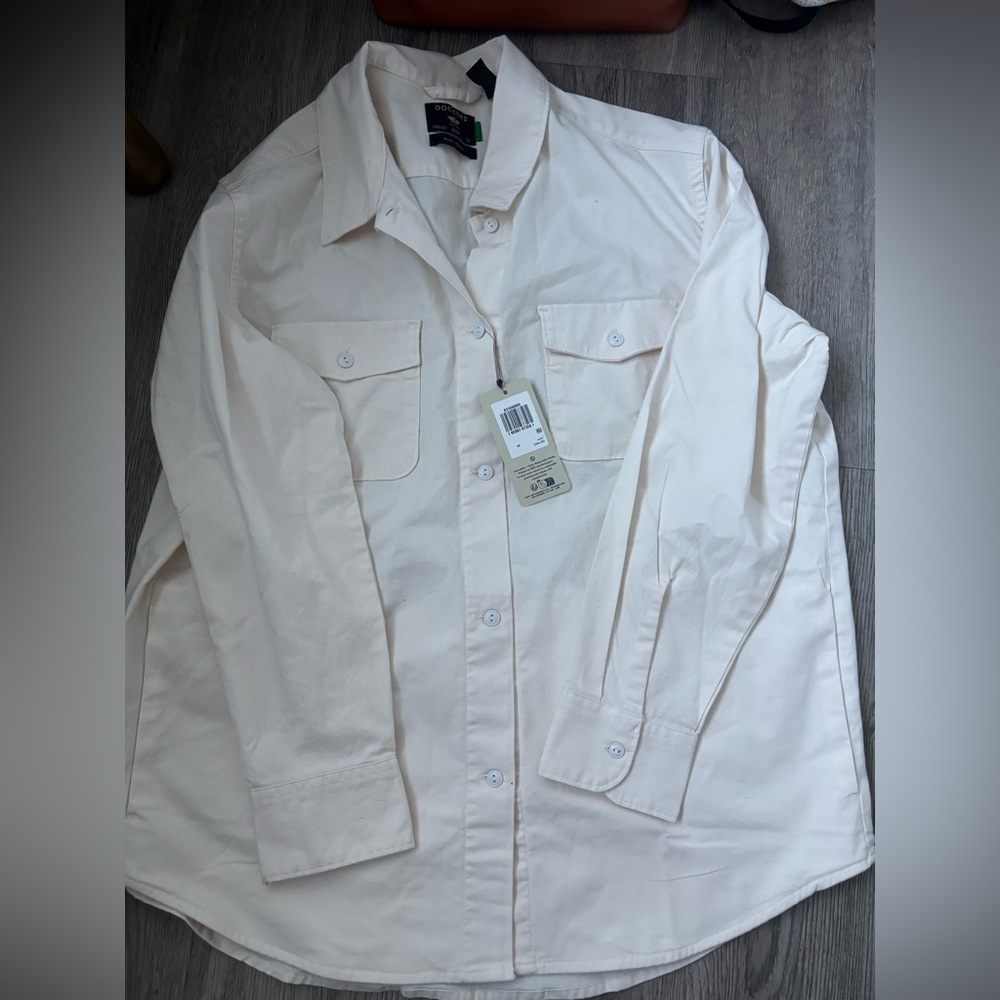 Dockers White Collared Shirt